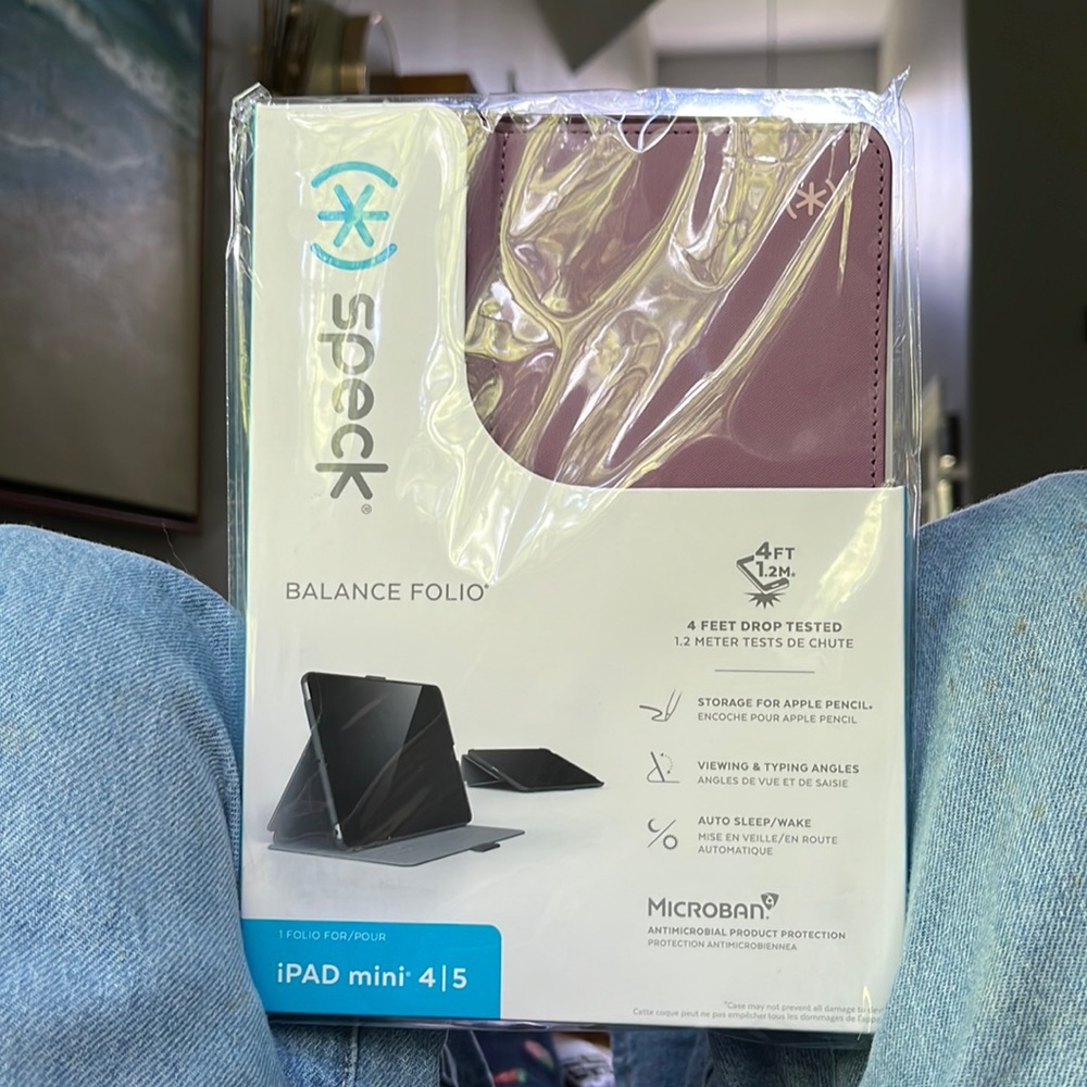 Speck I pad mini 4/5 case purple